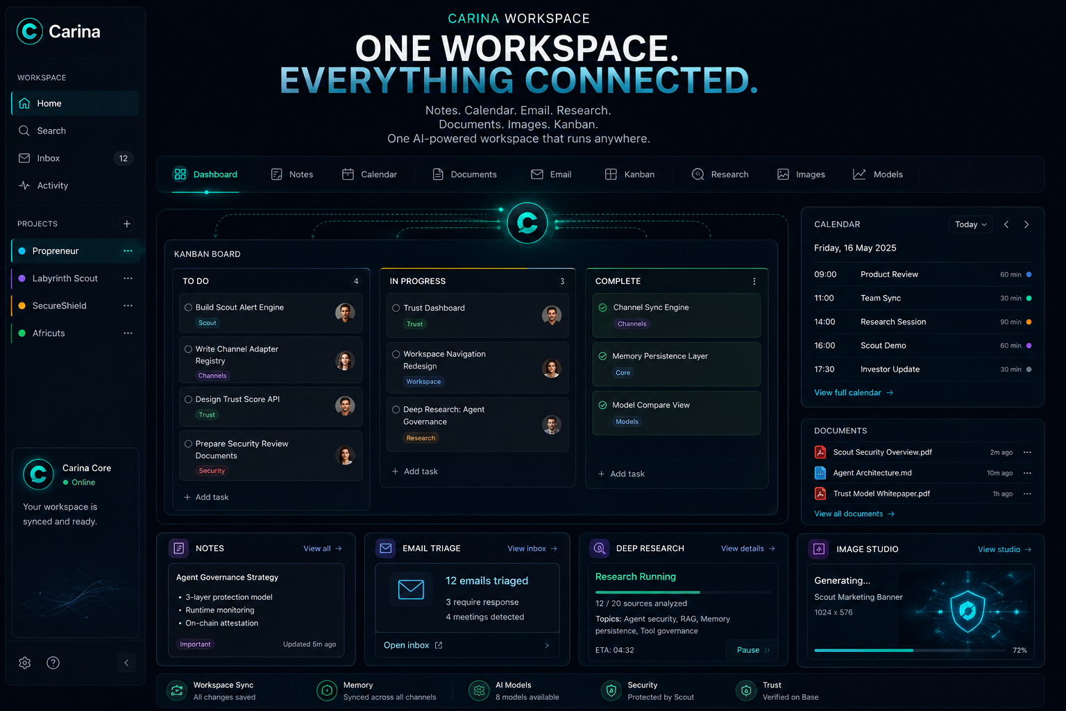 Carina workspace